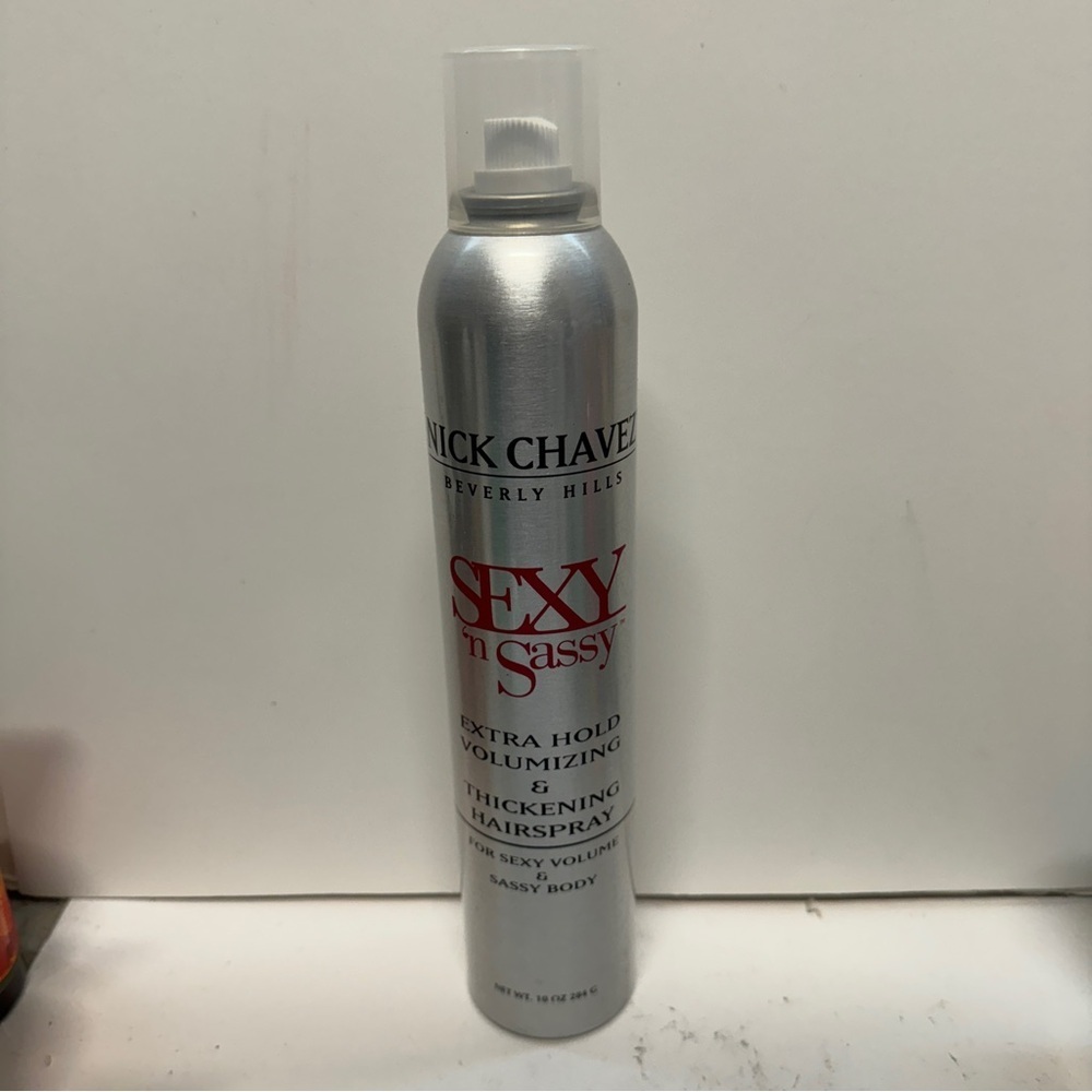 Nick Chavez Sexy N Sassy Extra Hold Volumzing Thickening Hairspray 10 OZ